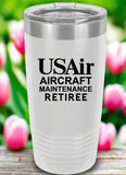 RETIREE USAir Aircraft Maintenance Tumbler