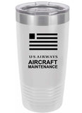 US Airways Aircraft Maitenance Tumbler