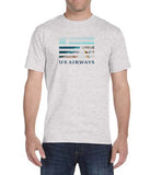 Us Airways Logo Orgin City View T-Shirt