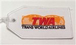 Embroidered New TWA Logo (Last Logo) Bag Tag