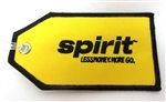 Embroidered Yellow Spirit Airlines Logo Bag Tag
