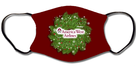 America West Christmas Face Mask