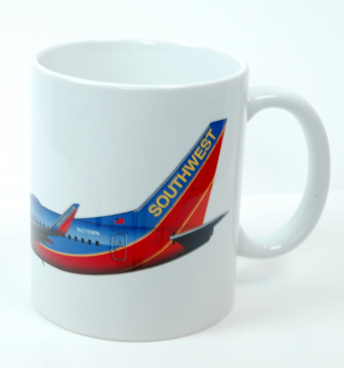 Southwest Airlines 737 Coffee Mug – Airline Employee Shop