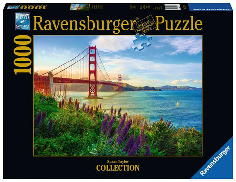 Golden Gate Sunrise Puzzle (1,000 pieces) by Ravensburger