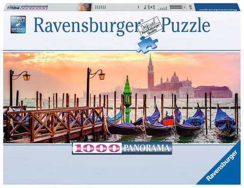 Gondola's in Venice Panorama Puzzle (1,000 pieces) by Ravensburger