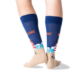 Maine Men's Travel Themed Crew Socks