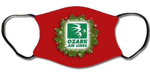 Ozark Airlines Christmas Face Mask