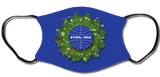 Pan Am Christmas Face Mask