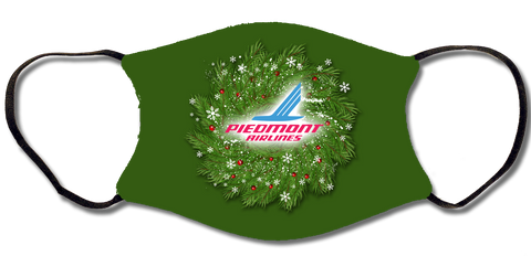 Piedmont Airlines Christmas Face Mask