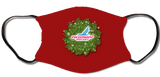 Piedmont Airlines Christmas Face Mask