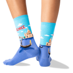 Venice Women's Travel Themed Crew Socks
