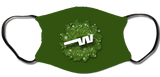 Western Airlines Christmas Face Mask