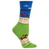 Kentucky Women's Travel Themed Crew Socks