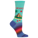 Hot Sox for Women - Mexico Themed Crew Socks