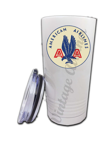 American Airlines 1940's Bag Sticker Tumbler