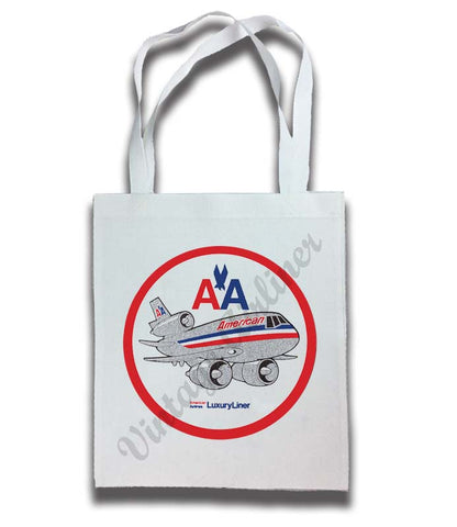 AA DC-10 Old Livery Tote Bag