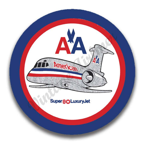 AA MD80 Old Livery Magnets