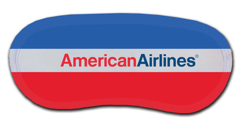 American Airlines Red/Blue Logo Sleep Mask