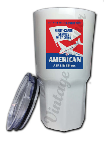 American Airlines DC3 First Class Service Tumbler