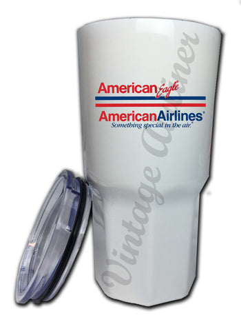 American Airlines and American Eagle Logo Tumbler