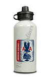 American Airlines 1940's Eagle Bag Sticker Aluminum Water Bottle