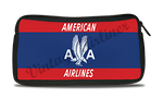American Airlines 1940's Red Travel Pouch