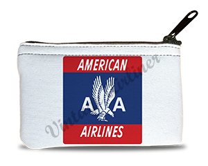 American Airlines 1940's Red Rectangular Coin Purse