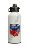 American Airlines 1939 World's Fair Bag Sticker Aluminum Water Bottle
