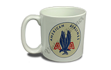 American Airlines 1940's Bag Sticker  Coffee Mug