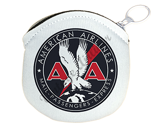 American Airlines 1930's Mail Passenger Cargo Round Coin Purse