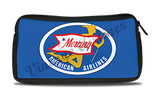American Airlines Mercury Service Bag Sticker Travel Pouch