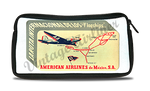 American Airlines 1940's Mexico Service Bag Sticker Travel Pouch