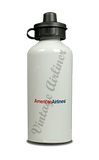 American Airlines Blue and Red Image Aluminum Water Bottle