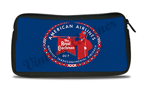 American Airlines 1950's Royal Coachman Travel Pouch