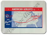 American Airlines Flagship Routes Bag Sticker Glass Cutting Board