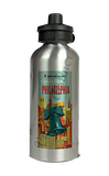 American Airlines Vacations Philadelphia Brochure Cover Aluminum Water Bottle