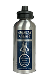 American Airlines 1940's Eagle Timetable Cover Aluminum Water Bottle