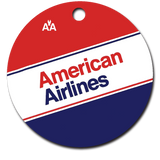 American Airlines 80's Ticket Jacket Ornaments