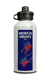 American Airlines 1930's Ticket Jacket Cover Aluminum Water Bottle