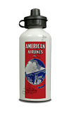 American Airlines 1936 Timetable Cover Aluminum Water Bottle