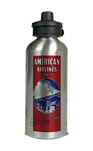 American Airlines 1936 Timetable Cover Aluminum Water Bottle