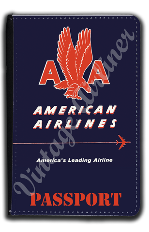 AA 1940's Timetable Cover Passport Case