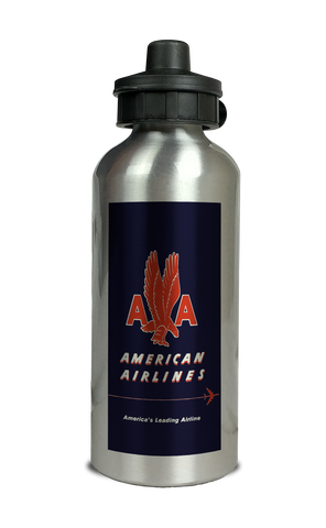 AA 1940's Timetable Cover Aluminum Water Bottle