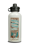 AA 1950's AA Vacations Brochure Aluminum Water Bottle