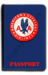 AA Overseas Vintage Logo Passport Case