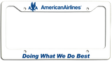 American Airlines - Doing What We Do Best - w/AA Eagle License Plate Frame