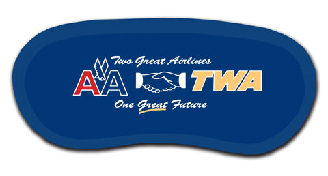American Airlines/TWA Merger Sleep Mask