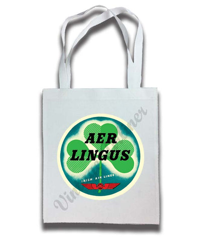 Aer Lingus Irish Airlines Vintage Tote Bag