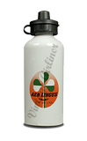 Aer Lingus Green and White Shamrock Aluminum Water Bottle