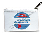 Aerolineas Agentinas 1960's Vintage Bag Sticker Rectangular Coin Purse